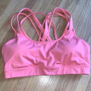 Victoria’s Secret Sport salmon color sports bra, LG